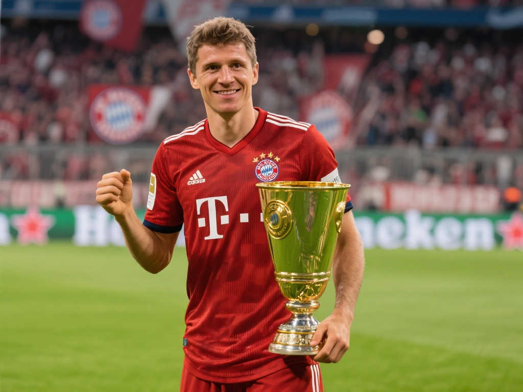 传奇不朽!拜仁官宣穆勒德甲13冠辉煌时刻